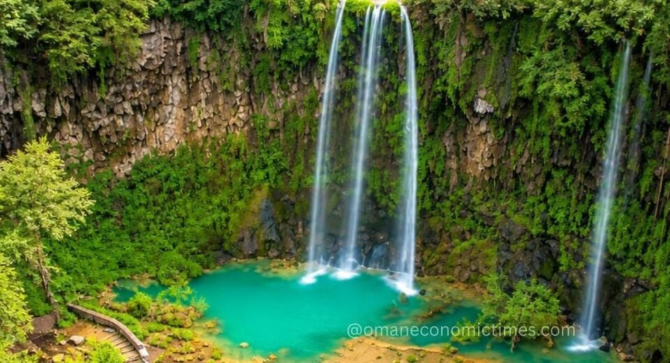 Ayn Athum Waterfall Cascades Again as Late Khareef Rains Revive Dhofar Ayn Athum Waterfall Cascades Again as Late Khareef Rains Revive Dhofar