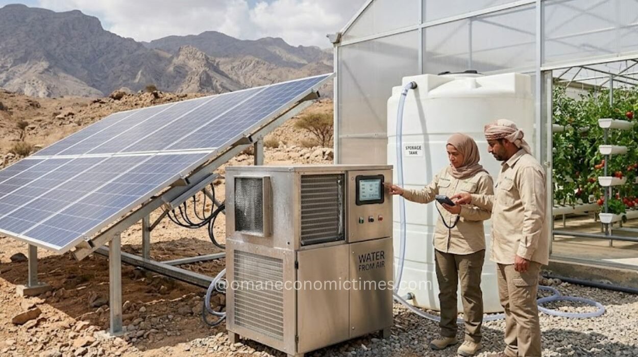 Omani Researchers Pioneer Solar-Powered System to Extract Irrigation Water From Ambient Air Omani Researchers Pioneer Solar-Powered System to Extract Irrigation Water From Ambient Air