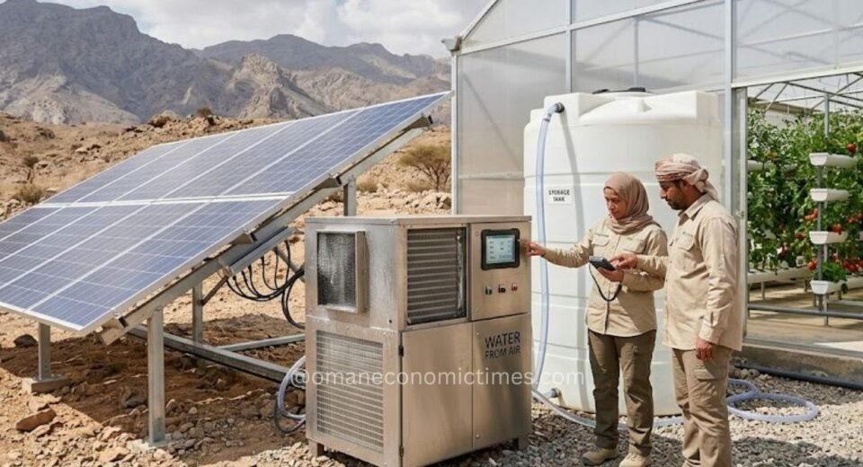 Omani Researchers Pioneer Solar-Powered System to Extract Irrigation Water From Ambient Air