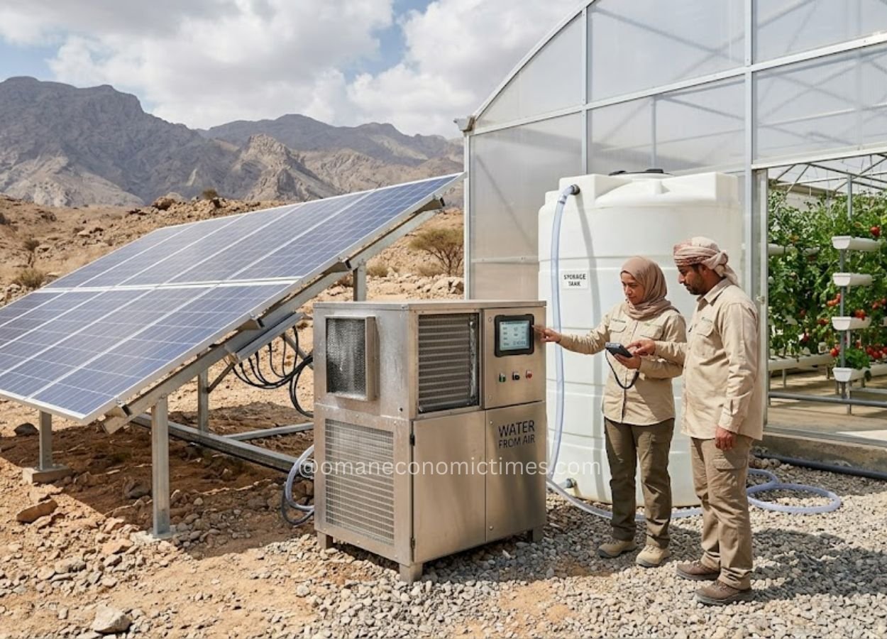 Omani Researchers Pioneer Solar-Powered System to Extract Irrigation Water From Ambient Air